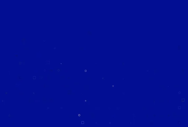 Cahaya Pola Vektor Blue Dengan Bola Persegi Ilustrasi Abstrak Dengan - Stok Vektor