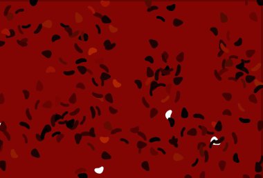 Kaotik şekilli açık kırmızı vektör deseni. Modern tarzda değişen renkli kaotik formlar. İşiniz için en iyi akıllı tasarım.