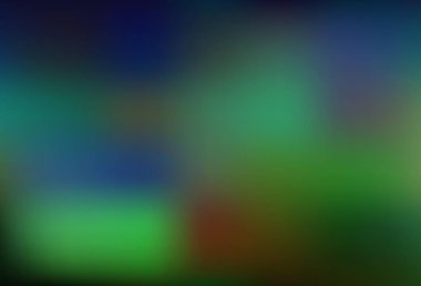 Koyu mavi, yeşil vektör bokeh deseni. Yaratıcı illüstrasyon, yarım tonlu ve eğimli. İşiniz için en iyi bulanık tasarım.