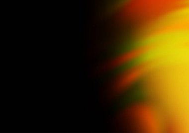 Koyu sarı, turuncu vektör bokeh deseni.