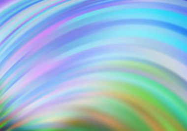 Açık Mavi, sıvı şekilli yeşil vektör arkaplanı.