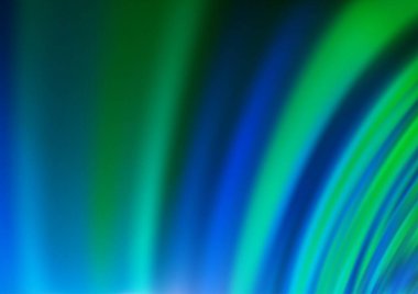 Açık Mavi, kabarcık şekilli yeşil vektör şablonu.