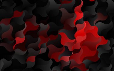 Çizgileri ve ovalı Açık Kırmızı vektör şablonu.