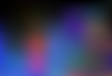 Koyu mavi, kırmızı vektör soyut parlak deseni bulanıklaştırdı. Yaratıcı illüstrasyon, yarım tonlu ve eğimli. Herhangi bir marka kitabı için şablon.