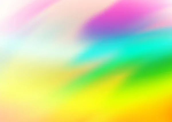 Licht Mehrfarbig Regenbogen Vektor Verschwommen Und Farbiger Hintergrund — Stockvektor