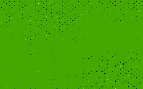 Světle Zelené Vektorové Pozadí Tečkami — Stockový vektor