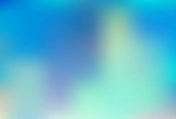 Modèle Abstrait Éclat Flou Vecteur Bleu Clair Illustration Colorée Brillante — Image vectorielle