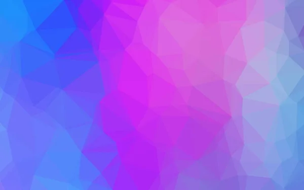 Rose Clair Motif Triangulaire Brillant Vecteur Bleu — Image vectorielle