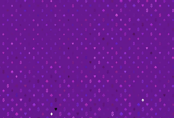 Светло Розовое Голубое Векторное Покрытие Силуэтами Азартных Игр Блестящий Абстрактный — стоковый вектор