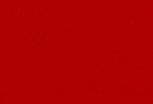 Textura Vectorial Rojo Claro Con Discos Rectángulos Ilustración Abstracta Con — Vector de stock