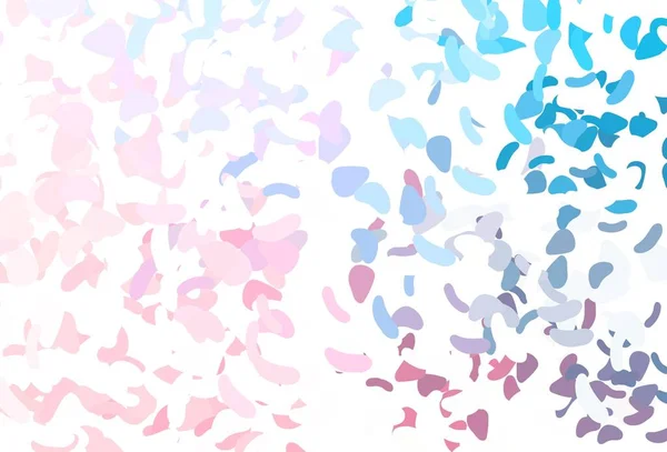 Bleu Clair Motif Vectoriel Rouge Aux Formes Chaotiques Illustration Avec — Image vectorielle