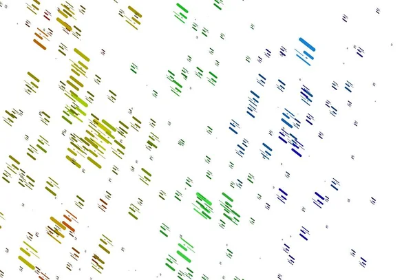 Licht Multicolor Rainbow Vector Template Met Herhaalde Sticks Schitterende Gekleurde — Stockvector