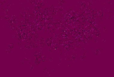 Disklerle açık pembe vektör dokusu. Bulanık dekoratif tasarım baloncuklu soyut tarzda. Posterler, afişler için tasarım.