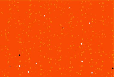 Açık Turuncu vektör şablonu kristaller, daireler, kareler. Renkli daireler, üçgenler, dikdörtgenler. Duvar kağıtları için şablon.