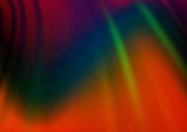 Karanlık Çokrenkli, lav şekilli Gökkuşağı vektör arkaplanı.