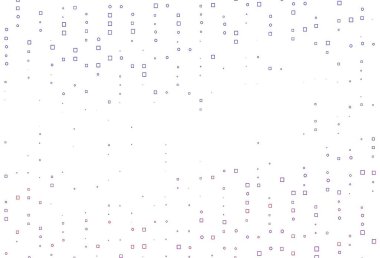 Açık pembe, dikdörtgen biçiminde mavi vektör dokusu. Dikdörtgenleri ve kareleri olan güzel bir çizim. Terfi için modern şablon.