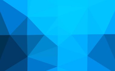 Hafif BLUE vektörü soyut çokgen kapağı.