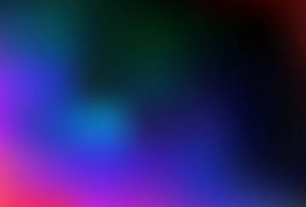 Dark Multicolor Rainbow Vector Abstract Blurred Pattern Shining Colorful Illustration — Stock Vector