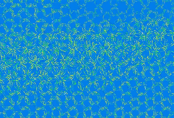Bleu Clair Fond Vectoriel Jaune Avec Des Points Illustration Abstraite — Image vectorielle