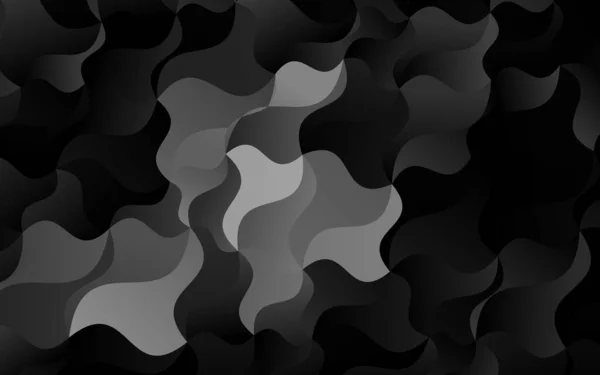 Dark Silver Fondo Vectorial Gris Con Líneas Abstractas — Archivo Imágenes Vectoriales