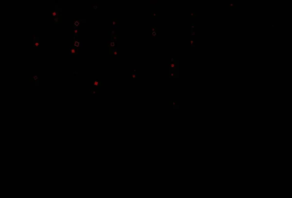 Fondo Vectorial Rojo Oscuro Con Líneas Rectángulos Ilustración Abstracta Brillante — Vector de stock