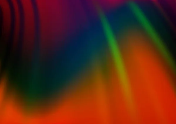 Multicolor Oscuro Fondo Del Vector Del Arco Iris Con Formas — Vector de stock