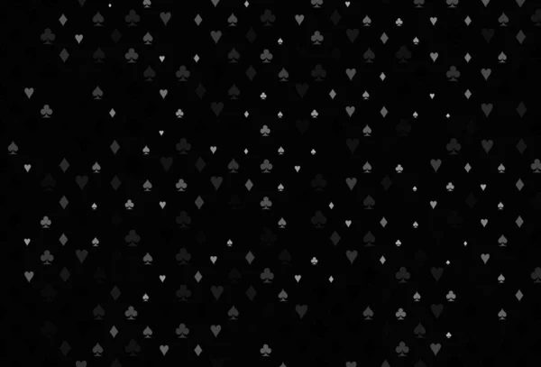 Σκούρο Ασήμι Γκρι Διανυσματική Διάταξη Στοιχεία Καρτών Εικονογράφηση Σετ Καρδιών — Διανυσματικό Αρχείο