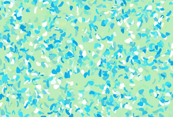 Modèle Vectoriel Bleu Clair Jaune Avec Des Formes Memphis Illustration — Image vectorielle