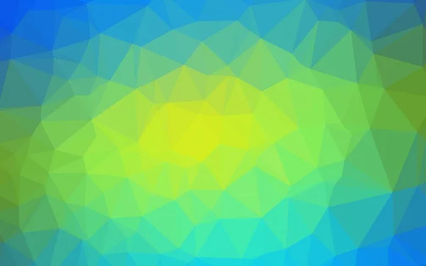 Світло Блакитний Жовтий Векторний Розмитий Трикутник — стоковий вектор