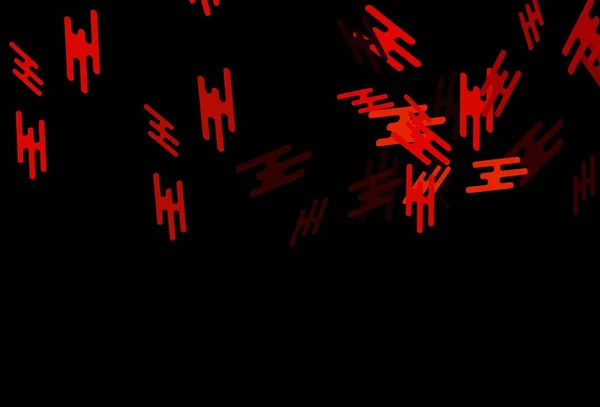Темно Помаранчевий Векторний Фон Довгими Лініями Сучасна Геометрична Абстрактна Ілюстрація — стоковий вектор