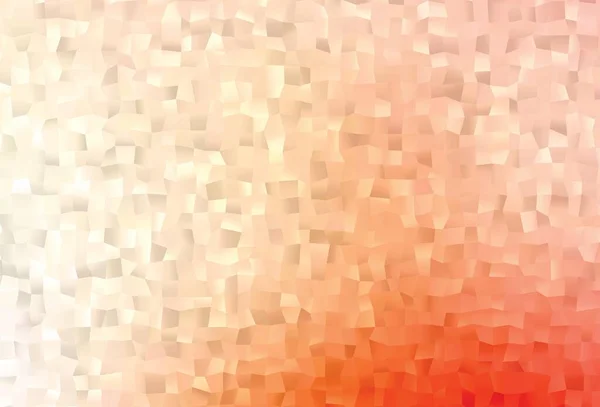 Ljus Röd Vektor Polygonal Mönster Färgglad Abstrakt Illustration Med Lutning — Stock vektor
