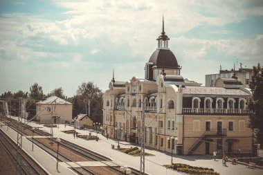 Demiryolu hatları ve kesişme noktalarında Lutsk