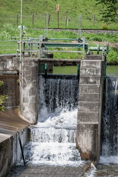 Waterfall - water - river - barrage — Stock Photo, Image