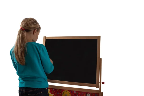 Çocuk - çocuk ile Blackboard - Cut outs.
