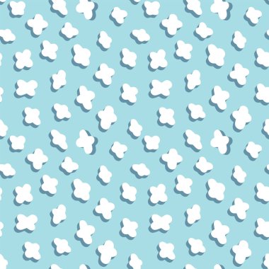 Vektör grafikleri. Soyut illüstrasyon kusursuz desen. Mavi tonlu küçük çapraz desen. Duvar kağıtları, kartpostallar, web siteleri, kumaşlar, ambalajlar tasarlamada kullanılabilir..