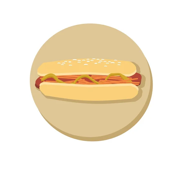 Hot dog — Stock Vector