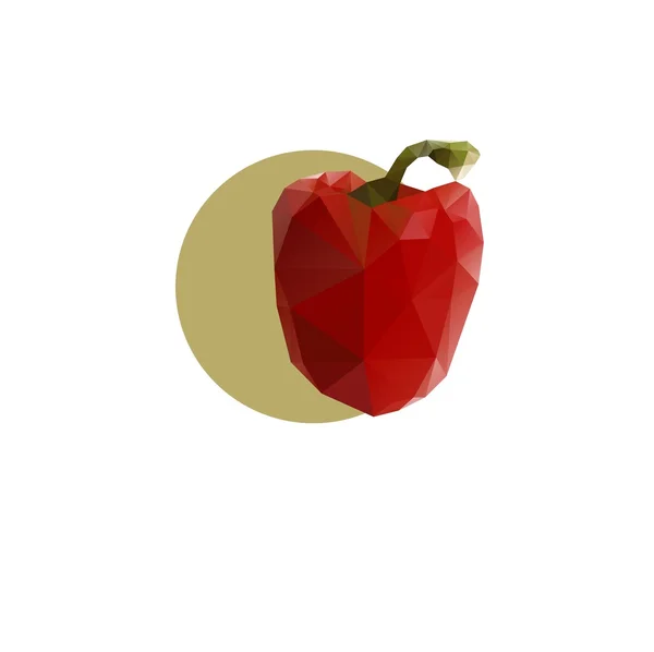 Icono de pimiento — Vector de stock