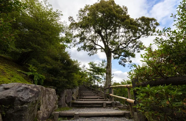 Garten im tenryu-ji-Tempel, kyoto, japan — Stockfoto