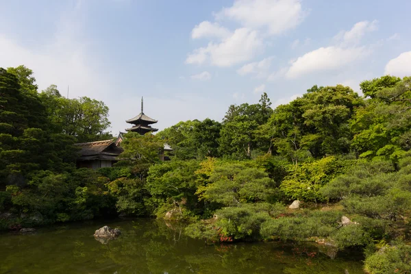 Temple Ninnaji à Kyoto, Japon — Photo