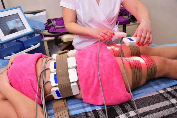 Laser Lipo Cosmetologia Hardware Cuidado Com Corpo Escultura Corporal Não — Fotografia de Stock