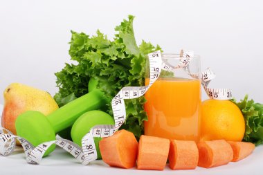 Açık gri renkli Fitness kavramı