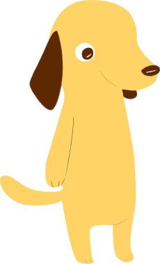 Perrito tierno vektör