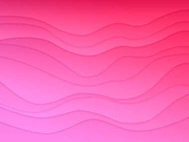 Pembe dalga katmanı şekilli zigzag desenli kavram soyut arkaplan düz tasarım tasarımı illüstrasyonu.