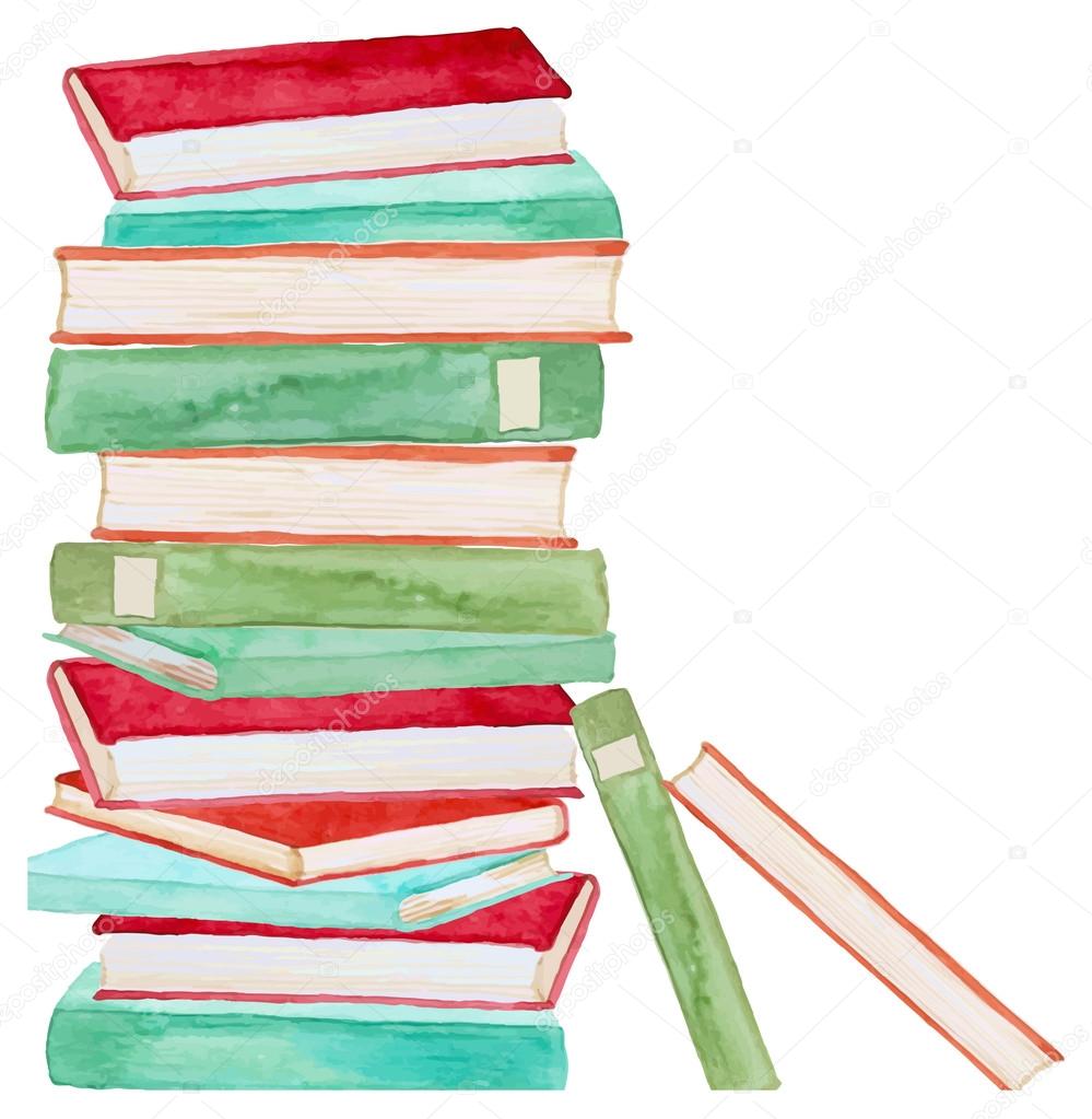 Books background — Stock Vector © DinaL 60589847