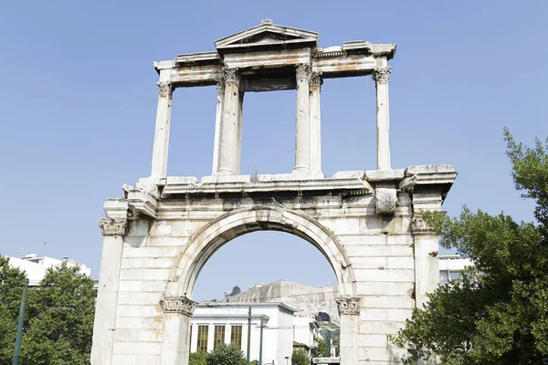 Arco Adriano Porta Adriano Uma Porta Entrada Monumental Centro Histórico — Fotografia de Stock