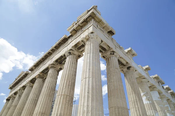 Partenón Sobre Acrópolis Ateniense Grecia — Foto de Stock