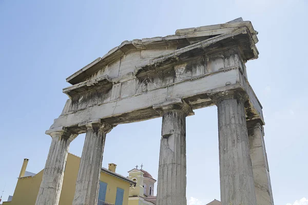 Ворота Афіни Архегетіс Римській Агорі Афіни Греція — стокове фото