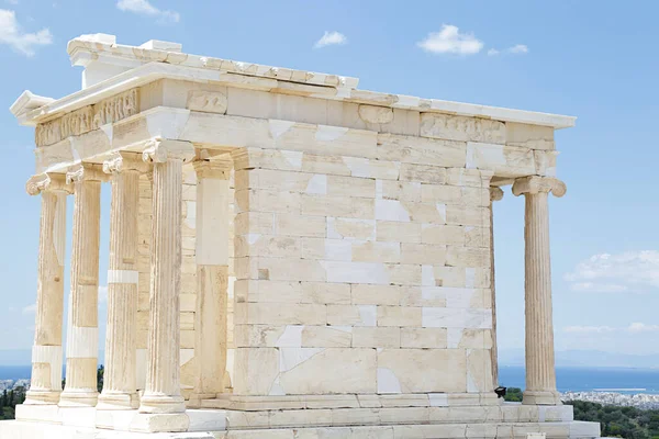 Templo Atenea Nike Colina Acrópolis Atenas Grecia — Foto de Stock