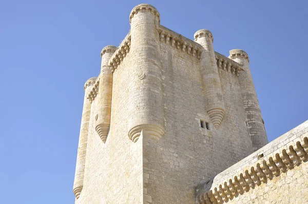 Torrelobaton Kalesi Valladolid Kastilya Leon Spanya Daki Önemli Iyi Korunmuş — Stok fotoğraf