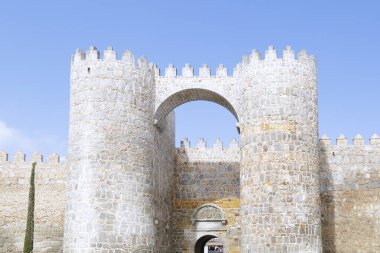 İspanya 'daki Alcazar de Segovia manzarası